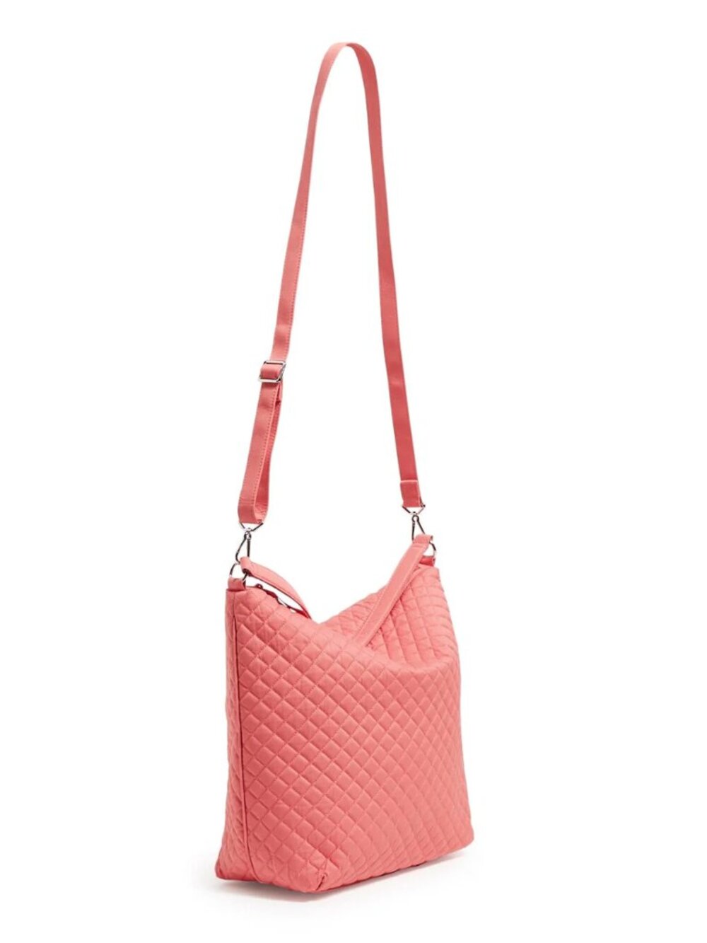 Vera Bradley Terra Cotta Rose Oversized Hobo Shoulder Bag NWT - Picture 2 of 13
